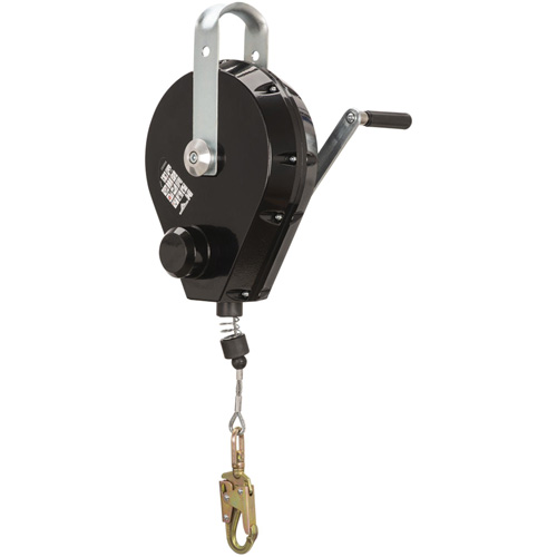 SRL-73303-96 Cable Self-Retracting Lifeline with Recovery, 96', Galvanized Steel, Swivel Equipment World