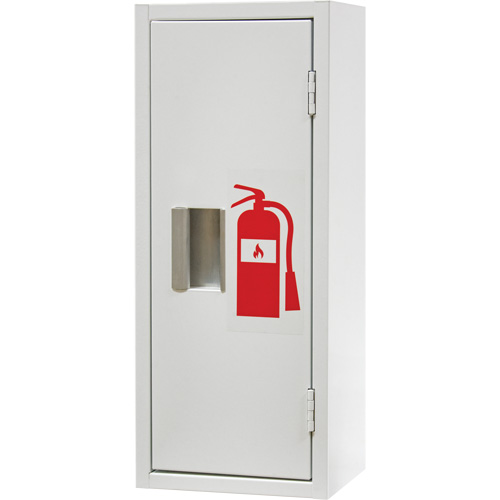 Indoor Fire Extinguisher Cabinet, 10" W x 24" H x 7" D Equipment World