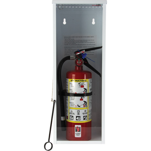 Armoire d'usage l&eacute;ger pour extincteur, 8" la x 22" h x 6" p Equipment World