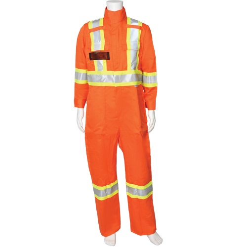Firewall FR&reg; High-Visibility FR Coveralls, Size Small, High Visibility Orange, 9.2 cal/cm² Equipment World