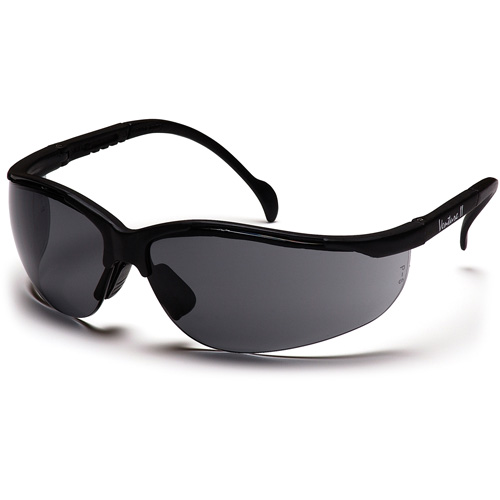 Lunettes de s&eacute;curit&eacute; &agrave; demi-monture Venture II, Lentille Gris, Antibu&eacute;e/Anti-&eacute;gratignures/Antistatique, ANSI Z87+/R&eacute;pond ou surpasse la norme CSA Z94.3 Equipment World