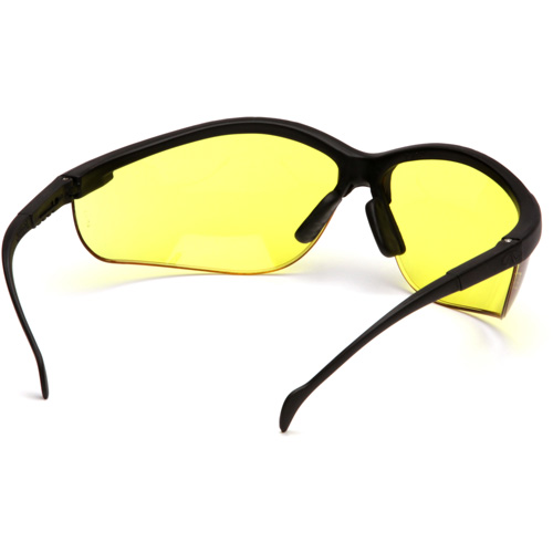 Lunettes de s&eacute;curit&eacute; &agrave; demi-monture Venture II, Lentille Ambr&eacute;e, ANSI Z87+/MCEPS GL-PD 10-12/R&eacute;pond ou surpasse la norme CSA Z94.3 Equipment World