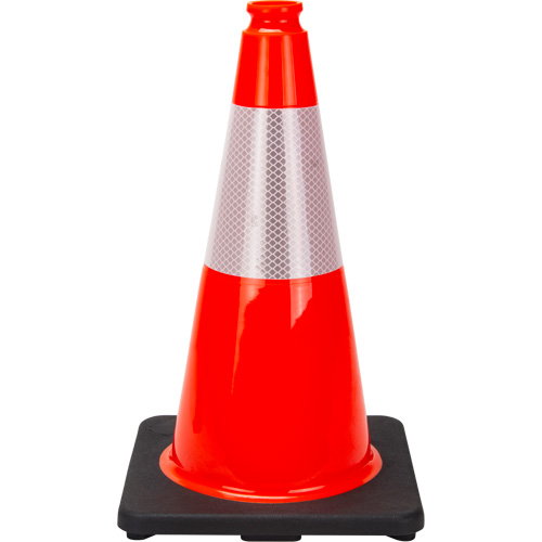Premium Traffic Cone, 18", Orange, 6" Reflective Collar(s) Equipment World