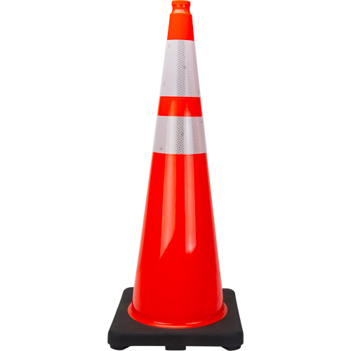 Premium Traffic Cone, 36", Orange, 4" & 6" Reflective Collar(s) Equipment World