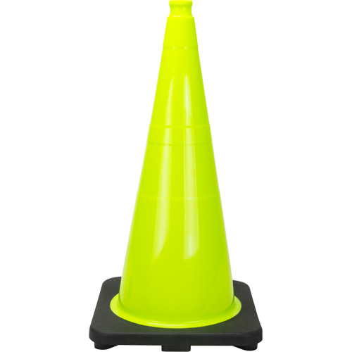 Premium Traffic Cone, 28", Lime Green Equipment World