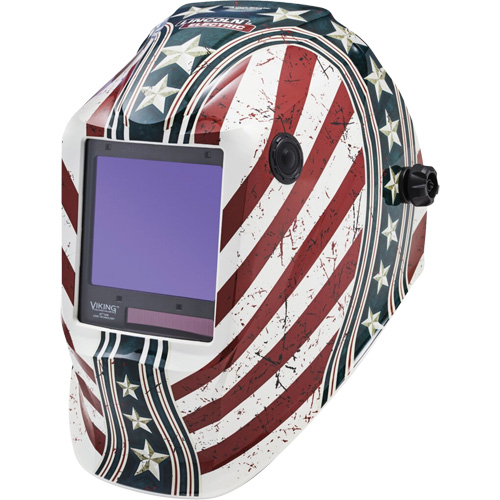 VIKING 3350 Daredevil Welding Helmet, 3.74" L x 3.34" W View Area, 5 - 13 Shade Range Equipment World