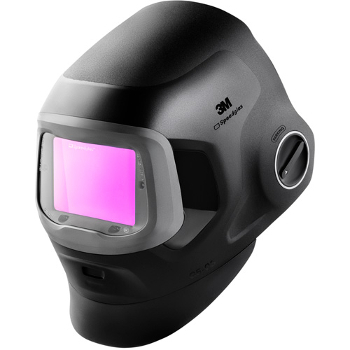 Speedglas G5-03 Pro Black Fixed Front Welding Helmet, 2.8" L x 4.3" W View Area, 2.5/5/8-13 Shade Range, Black Equipment World