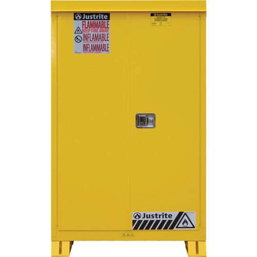 Armoire ext&eacute;rieure pour produits inflammables, 45 gal., 2 Porte(s), 43" La x 65" h x 18" p Equipment World