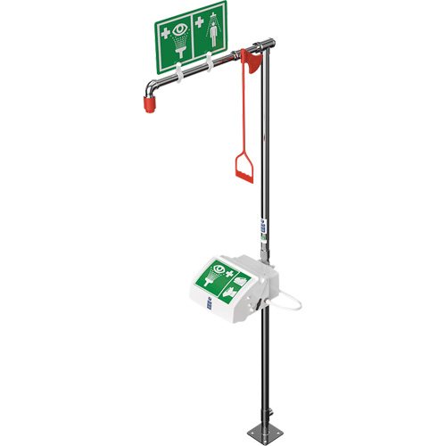 Combination Shower with Closed ABS Bowl & Bottom Inlet, Pedestal Equipment World