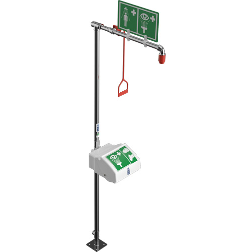 Combination Shower with Closed ABS Bowl & Bottom Inlet, Pedestal Equipment World