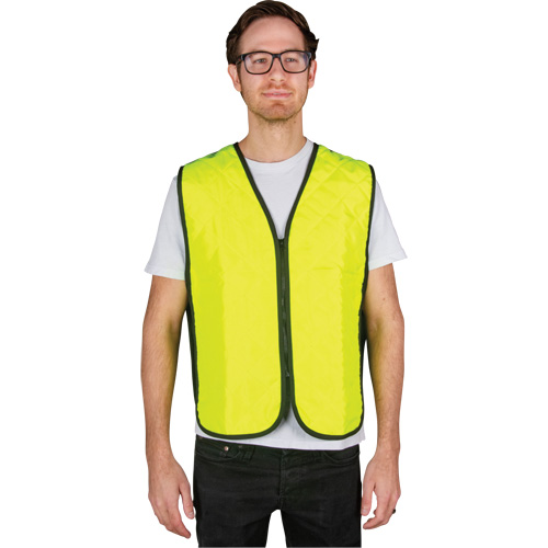 Evaporative Cooling Vest, Medium, High Visibility Lime-Yellow Equipment World