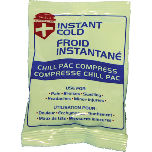 Instant Chill Pac Compress, Cold, Single Use, 4" x 6" Equipment World