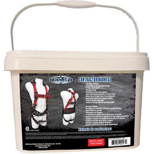 Contractor Safety Harness in Pail, CSA Certified, Class AP, X-Large, 352 lbs. Cap. Equipment World