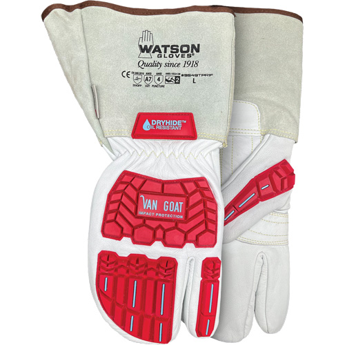 Van Goat 1-Finger Cut-Resistant Mitts, Size Medium, Goatskin Shell, ASTM ANSI Level A7 Equipment World