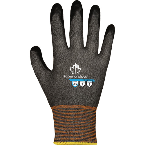 Gants ultra-minces r&eacute;sistants &agrave; la coupe S21TAXRFN , Taille 5, Calibre 21, Rev&ecirc;tement Mousse de nitrile, Enveloppe en TenActiv, ASTM ANSI niveau A5 Equipment World