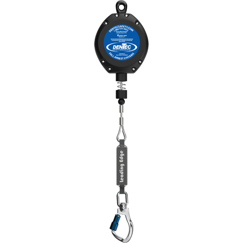 Self-Retracting Lifeline, 30', Galvanized Steel, Swivel Equipment World