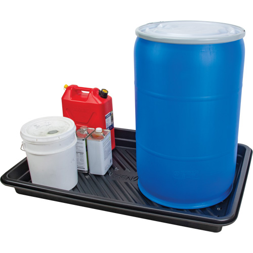 Spill Tray, 30" L x 48" W x 4.5" H, 30 US gal. Spill Capacity Equipment World