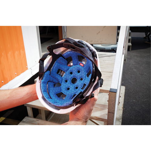 BOLT Safety Helmet Cooling Liner, Blue Equipment World