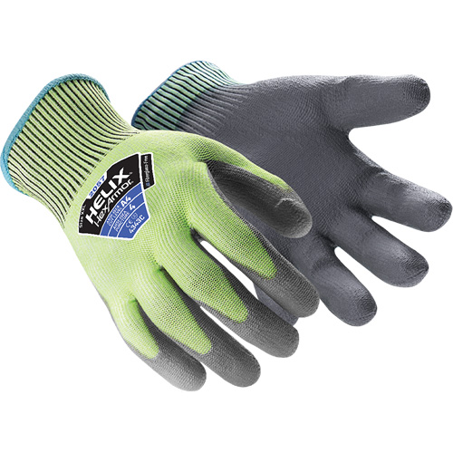 Gants r&eacute;sistant &agrave; la coupe & l'abrasion Helix 2057, Taille 6/T-petit, Calibre 13, Rev&ecirc;tement Polyur&eacute;thane, Enveloppe en PEHP, ASTM ANSI niveau A4/EN 388 niveau C Equipment World