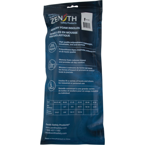 Memory Foam Insoles, Women's 5 - 7 Equipment World