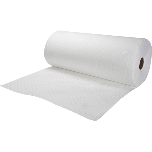 Rouleaux absorbants li&eacute;es, Lourd, 150' lo x 30" la, Absorption 24 gal. Equipment World
