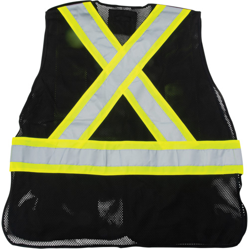 CSA Compliant Surveyor Vest, Black, Medium, Polyester Equipment World
