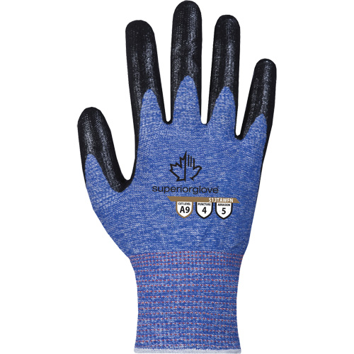 Extreme-Cut Glove, Size 7, 13 Gauge, Foam Nitrile Coated, TenActiv Shell, ASTM ANSI Level A9 Equipment World