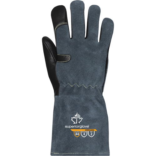 Gants de soudage MIG Endura 398KGLBGL, Cuir fleur de vache, Taille T-petit Equipment World