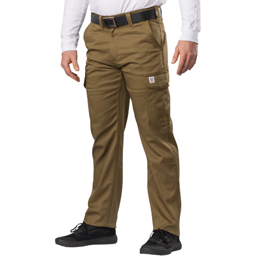 Pantalon cargo Big Flex, Poly-coton/Spandex, Vert olive militaire, Taille 46, Entrejambe 30 Equipment World