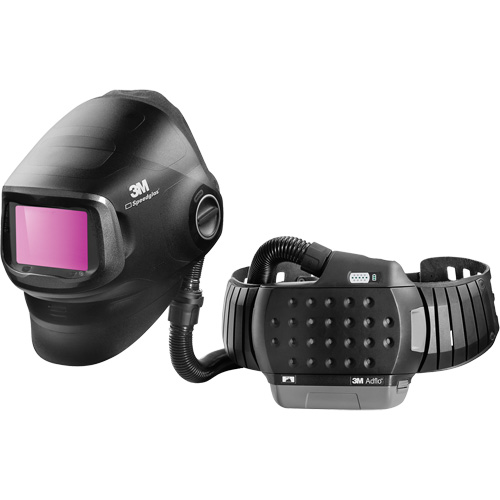 Masque de soudage &agrave; usage intensif Speedglas G5-01 avec syst&egrave;me de respirateur d'&eacute;puration d'air propuls&eacute; Adflo, Masque de soudage, Pile Lithium-ion Equipment World