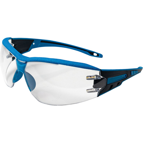 Lunettes de s&eacute;curit&eacute; sans monture Captain d&eacute;tectables par d&eacute;tecteur de m&eacute;taux, Lentille Transparent, Antibu&eacute;e/Anti-&eacute;gratignures, ANSI Z87+/R&eacute;pond ou surpasse la norme CSA Z94.3 Equipment World