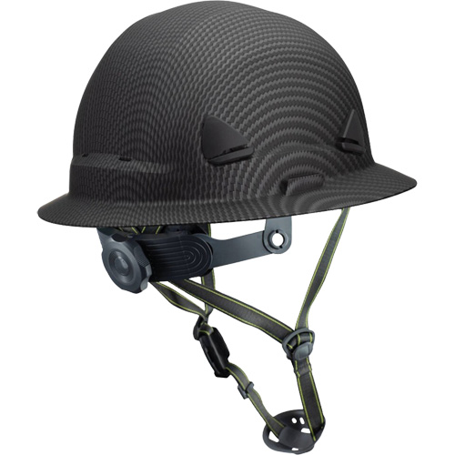 Casque Fibre Metal de style escalade avec bordure compl&egrave;te, R&eacute;pond aux normes CSA type 2, Suspension Rochet, Non ventil&eacute; Equipment World