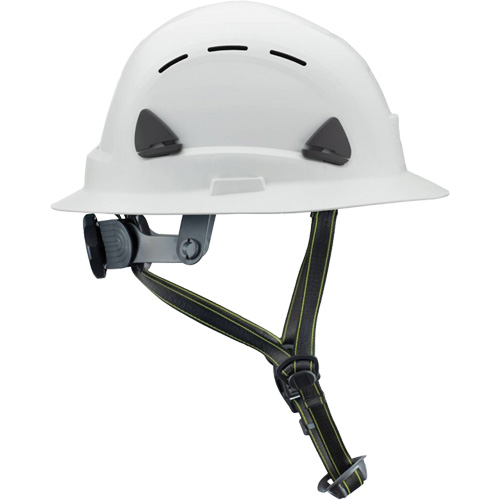 Fibre Metal Climbing Style Helmet with Full Brim, Meets CSA Type 2, Ratchet Suspension, Vented Equipment World