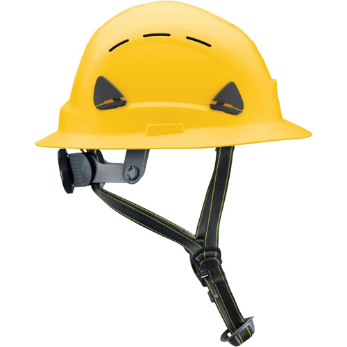 Fibre Metal Climbing Style Helmet with Full Brim, Meets CSA Type 2, Ratchet Suspension, Vented Equipment World