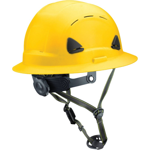 Fibre Metal Climbing Style Helmet with Full Brim, Meets CSA Type 2, Ratchet Suspension, Vented Equipment World