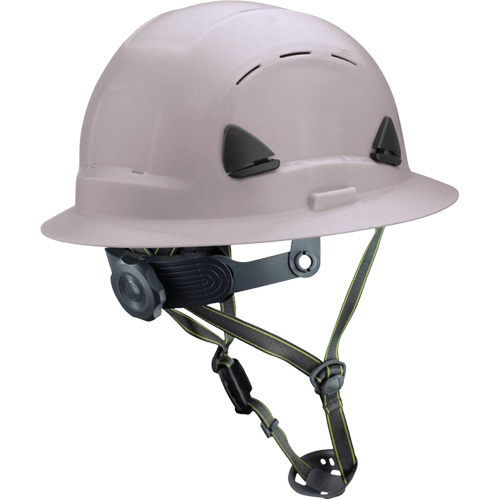 Fibre Metal Climbing Style Helmet with Full Brim, Meets CSA Type 2, Ratchet Suspension, Vented Equipment World