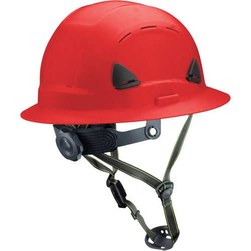 Fibre Metal Climbing Style Helmet with Full Brim, Meets CSA Type 2, Ratchet Suspension, Vented Equipment World