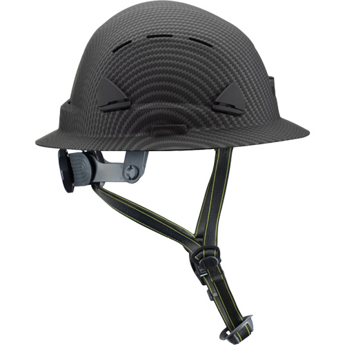 Casque Fibre Metal de style escalade avec bordure compl&egrave;te, R&eacute;pond aux normes CSA type 2, Suspension Rochet, Ventil&eacute; Equipment World