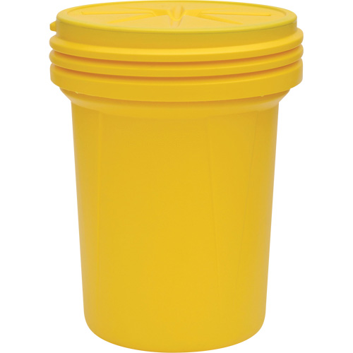 Lab Pack Plastic Barrel Drum with Screw-On Lid, 30 US gal., Mobile/Stationary Equipment World