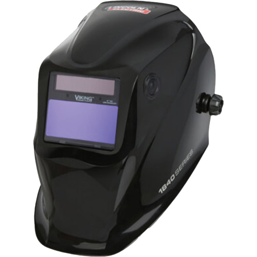 VIKING 1840 Series Auto-Darkening Welding Helmet, 7 - 13 Shade Range, Black Equipment World