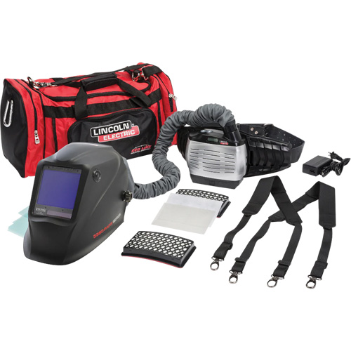 VIKING 3350 XG Auto-Darkening PAPR with Extended Battery, Welding Helmet, Lithium-Ion Battery Equipment World