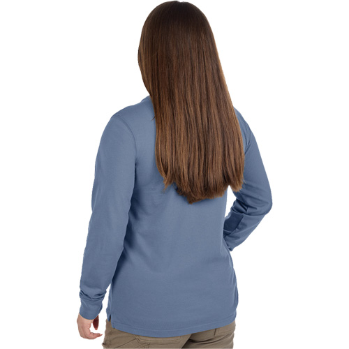 GRIDIRON Long Sleeve Pocket T-Shirt, Women's, X-Small, Blue Equipment World