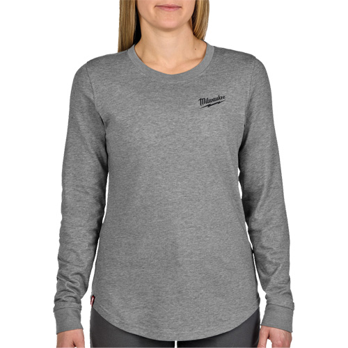 T-shirt hybride &agrave; manches longues FREEFLEX, Femmes, T-petit, Gris Equipment World