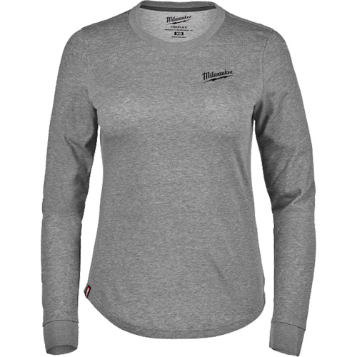 T-shirt hybride &agrave; manches longues FREEFLEX, Femmes, T-petit, Gris Equipment World
