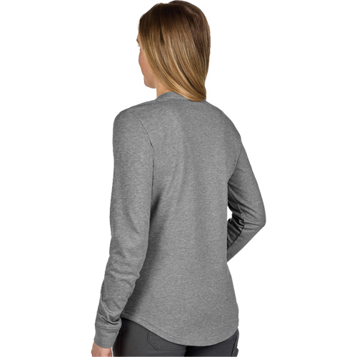 T-shirt hybride &agrave; manches longues FREEFLEX, Femmes, T-petit, Gris Equipment World