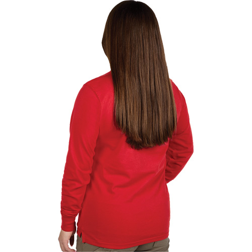 GRIDIRON Long Sleeve Logo T-Shirt, Women's, X-Small, Red Equipment World