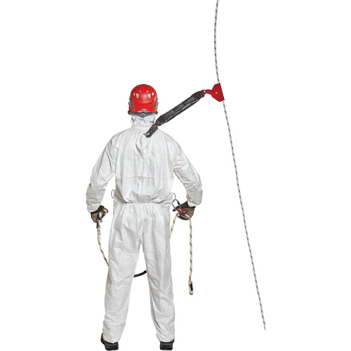 Harness-Compatible Disposable Coverall, Medium, White, Tyvek&reg; 500 Equipment World