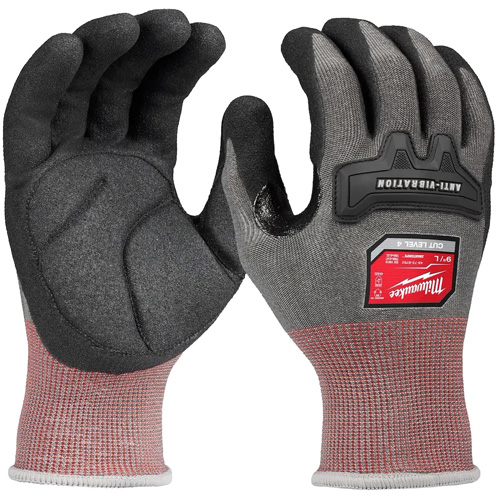 High-Dexterity Anti-Vibration Gloves, Size Small, Synthetic Palm Equipment World