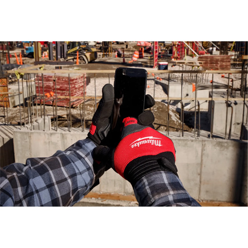 Anti-Vibration Work Gloves, Size Small, Synthetic Palm Equipment World
