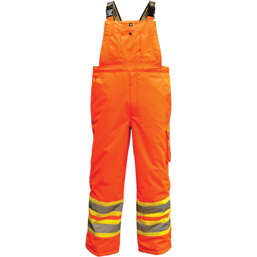 6450PO Freezer 300D Trilobal Overalls, Polyester, Medium, High Visibility Orange Equipment World